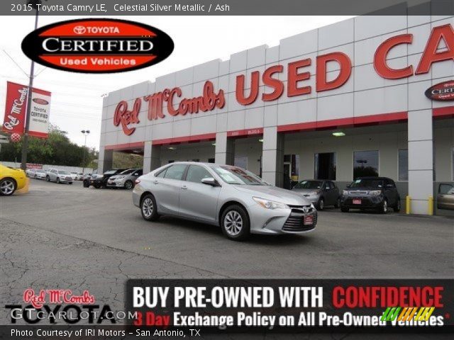 2015 Toyota Camry LE in Celestial Silver Metallic