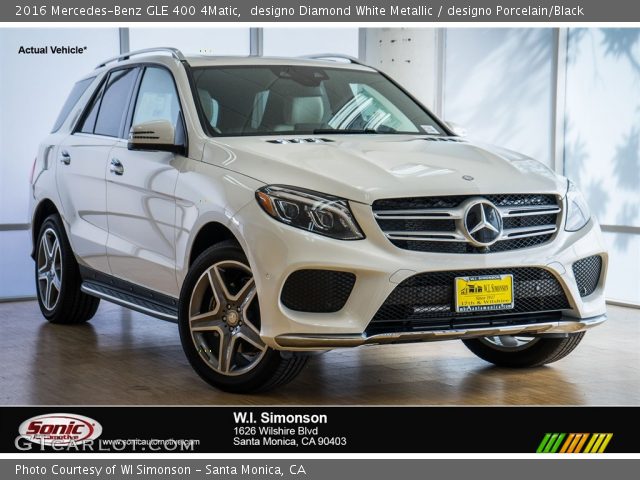 2016 Mercedes-Benz GLE 400 4Matic in designo Diamond White Metallic