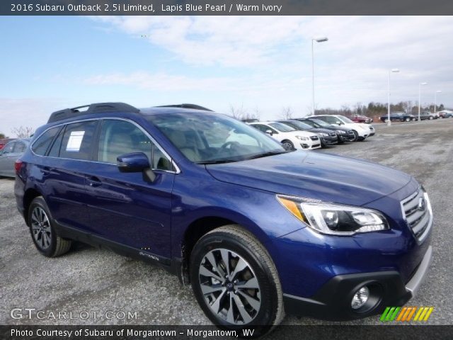 2016 Subaru Outback 2.5i Limited in Lapis Blue Pearl
