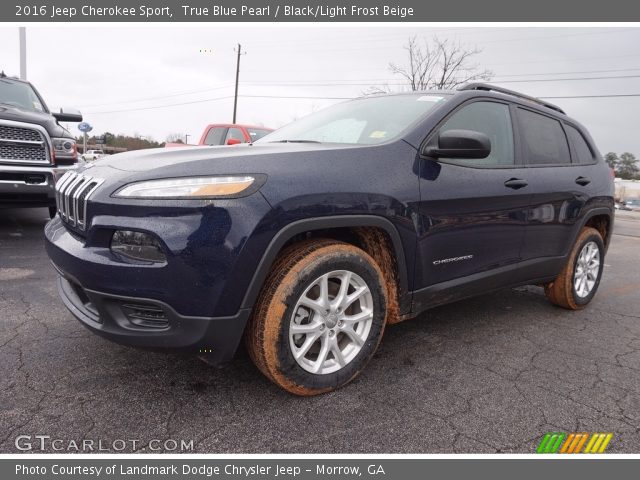 2016 Jeep Cherokee Sport in True Blue Pearl