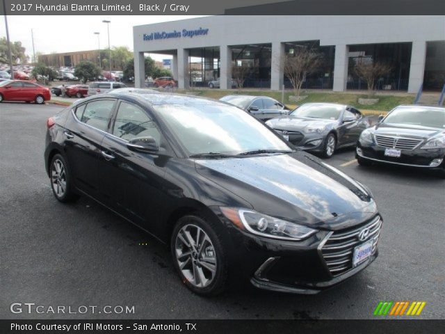 2017 Hyundai Elantra Limited in Black