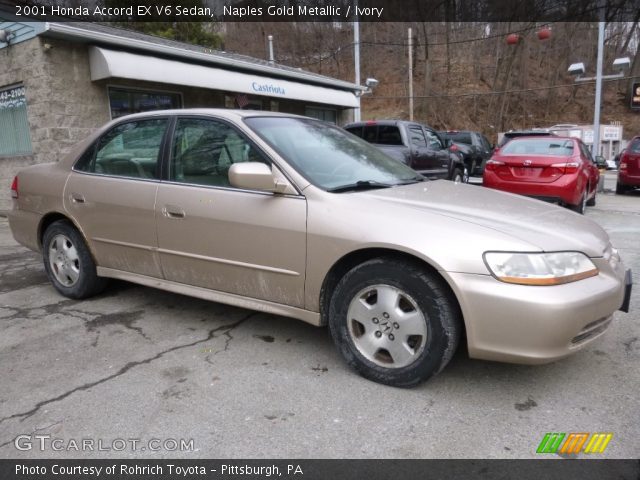 2001 Honda Accord EX V6 Sedan in Naples Gold Metallic