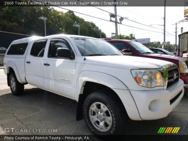 2006 Toyota Tacoma V6 Double Cab 4x4 in Super White