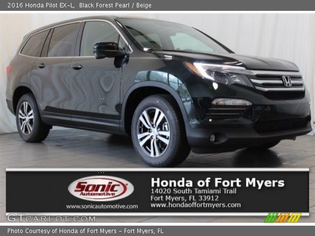 2016 Honda Pilot EX-L in Black Forest Pearl