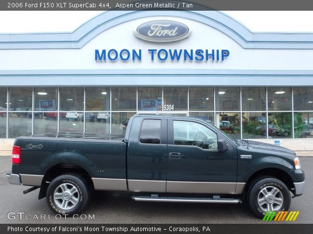 2006 Ford F150 XLT SuperCab 4x4 in Aspen Green Metallic