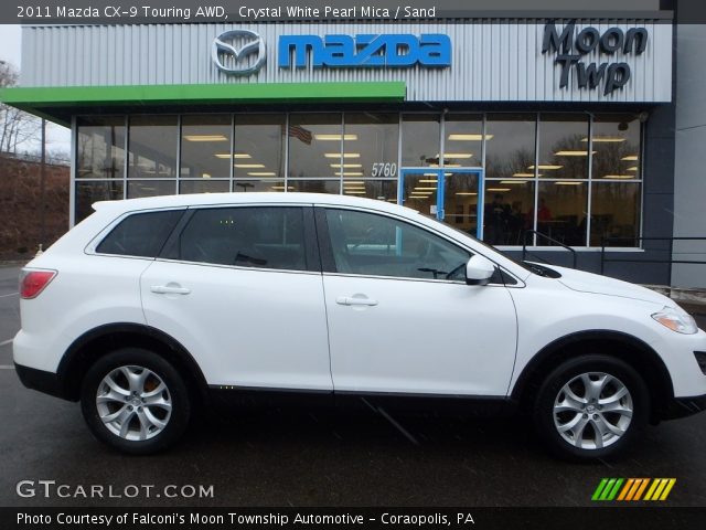 2011 Mazda CX-9 Touring AWD in Crystal White Pearl Mica