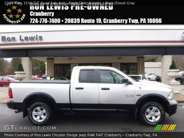 2014 Ram 1500 SLT Quad Cab 4x4 in Bright Silver Metallic