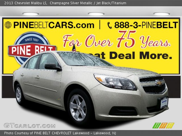 2013 Chevrolet Malibu LS in Champagne Silver Metallic