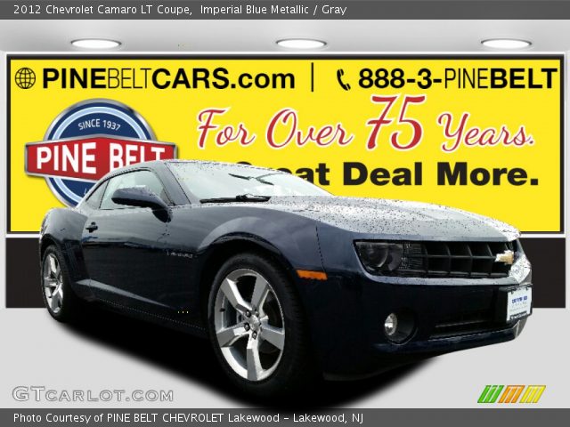 2012 Chevrolet Camaro LT Coupe in Imperial Blue Metallic