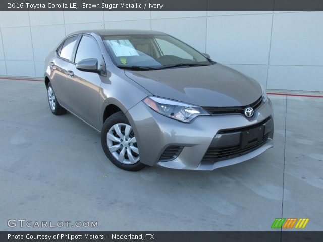 2016 Toyota Corolla LE in Brown Sugar Metallic