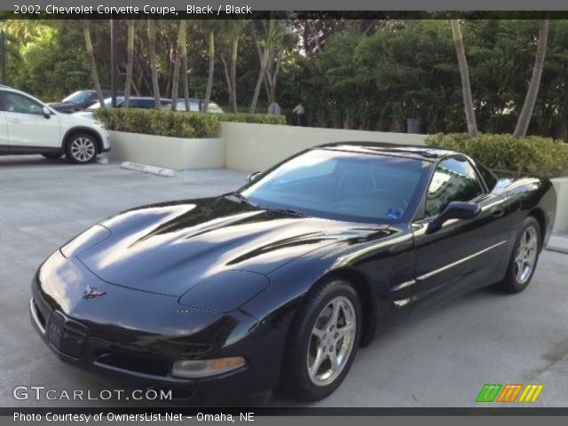 2002 Chevrolet Corvette Coupe in Black