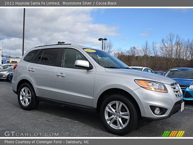 2011 Hyundai Santa Fe Limited in Moonstone Silver
