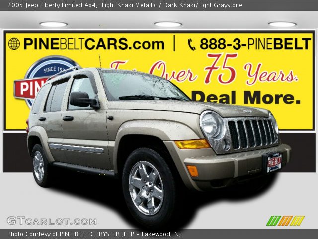 2005 Jeep Liberty Limited 4x4 in Light Khaki Metallic