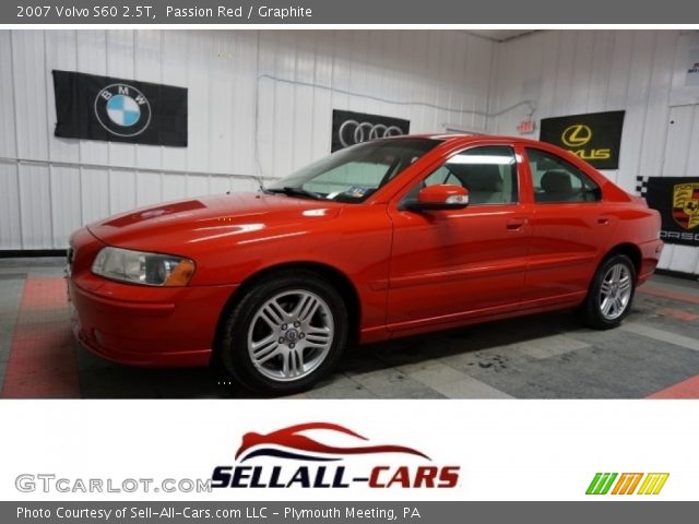 2007 Volvo S60 2.5T in Passion Red