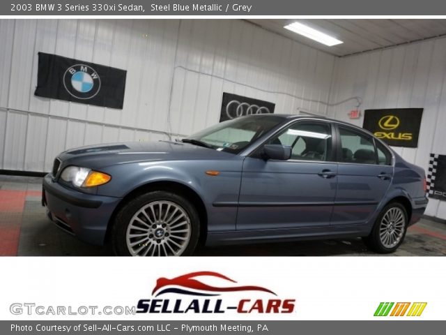 2003 BMW 3 Series 330xi Sedan in Steel Blue Metallic