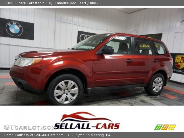2009 Subaru Forester 2.5 X in Camellia Red Pearl