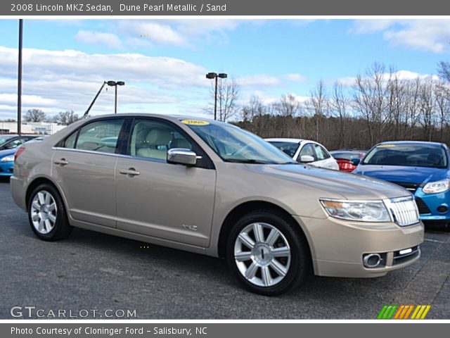 2008 Lincoln MKZ Sedan in Dune Pearl Metallic