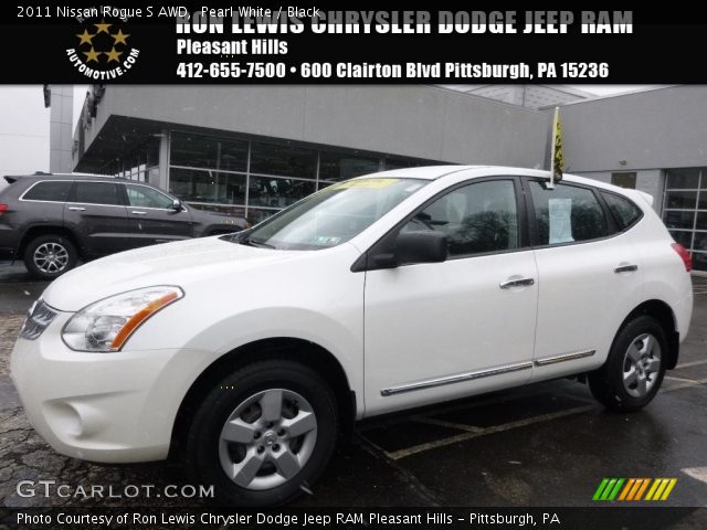 2011 Nissan Rogue S AWD in Pearl White