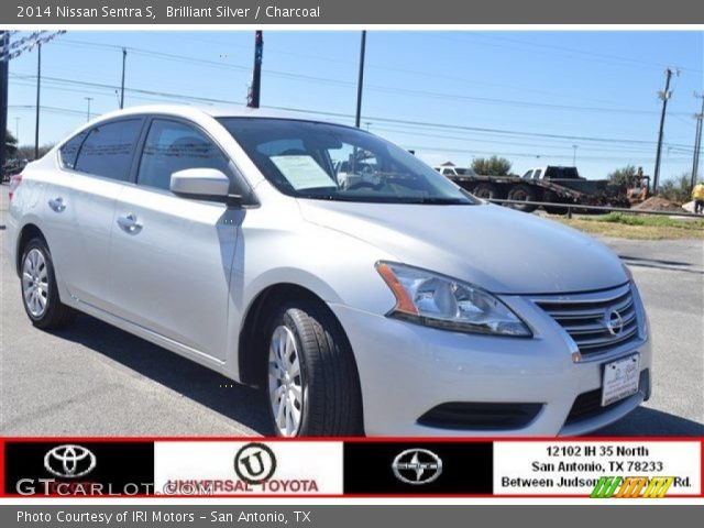 2014 Nissan Sentra S in Brilliant Silver