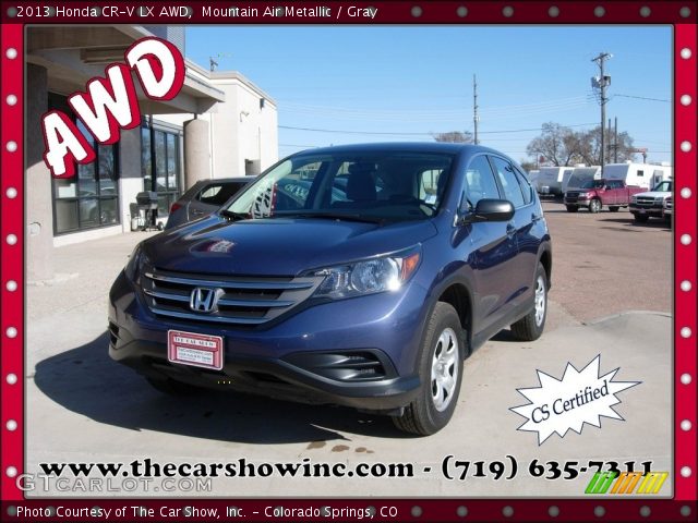 2013 Honda CR-V LX AWD in Mountain Air Metallic