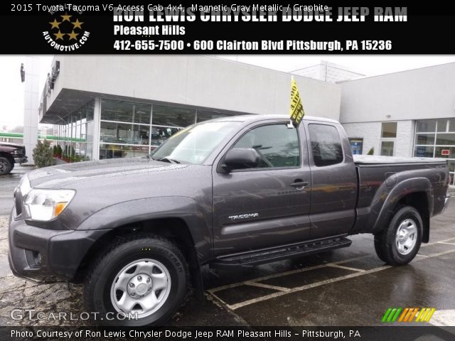 2015 Toyota Tacoma V6 Access Cab 4x4 in Magnetic Gray Metallic