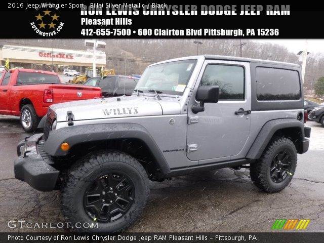 2016 Jeep Wrangler Sport in Billet Silver Metallic