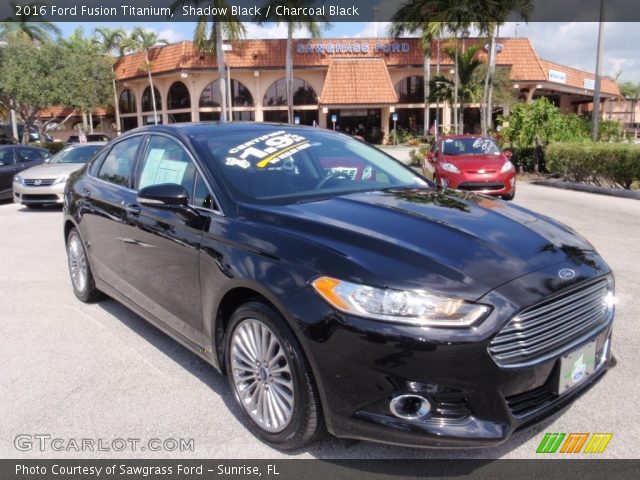 2016 Ford Fusion Titanium in Shadow Black