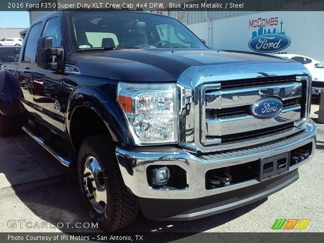 2016 Ford F350 Super Duty XLT Crew Cab 4x4 DRW in Blue Jeans Metallic