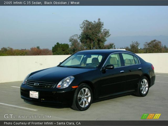 2005 Infiniti G 35 Sedan in Black Obsidian