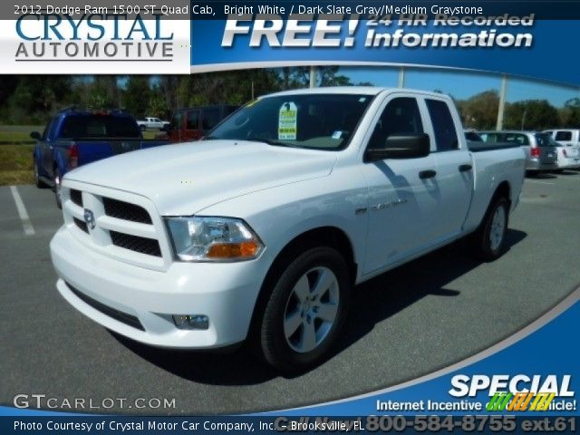 2012 Dodge Ram 1500 ST Quad Cab in Bright White