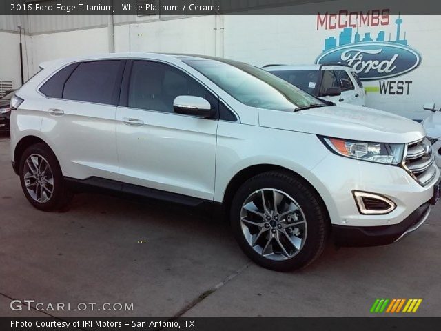2016 Ford Edge Titanium in White Platinum