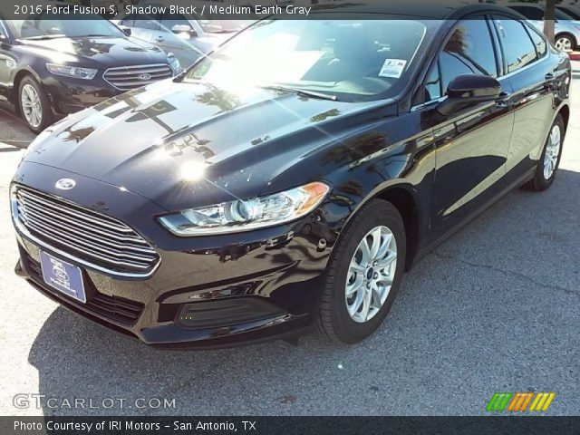 2016 Ford Fusion S in Shadow Black