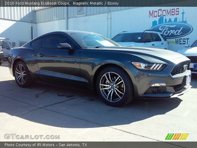 2016 Ford Mustang EcoBoost Coupe in Magnetic Metallic