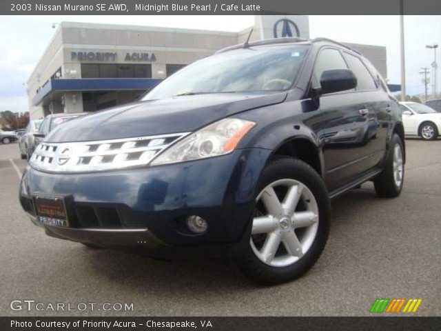 2003 Nissan Murano SE AWD in Midnight Blue Pearl