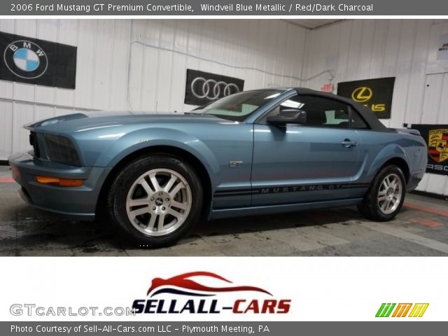 2006 Ford Mustang GT Premium Convertible in Windveil Blue Metallic