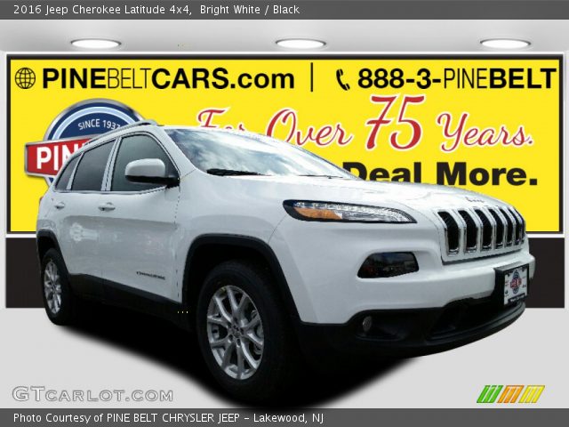 2016 Jeep Cherokee Latitude 4x4 in Bright White