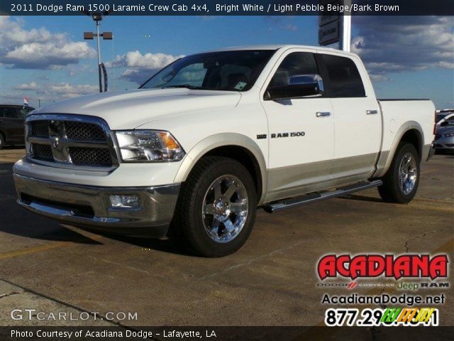 2011 Dodge Ram 1500 Laramie Crew Cab 4x4 in Bright White
