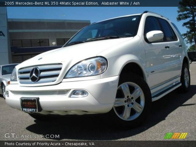 2005 Mercedes-Benz ML 350 4Matic Special Edition in Alabaster White