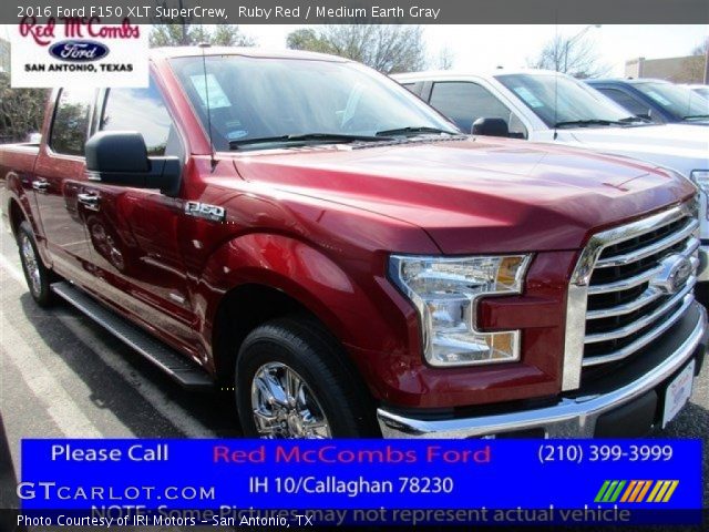 2016 Ford F150 XLT SuperCrew in Ruby Red
