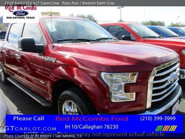 2016 Ford F150 XLT SuperCrew in Ruby Red