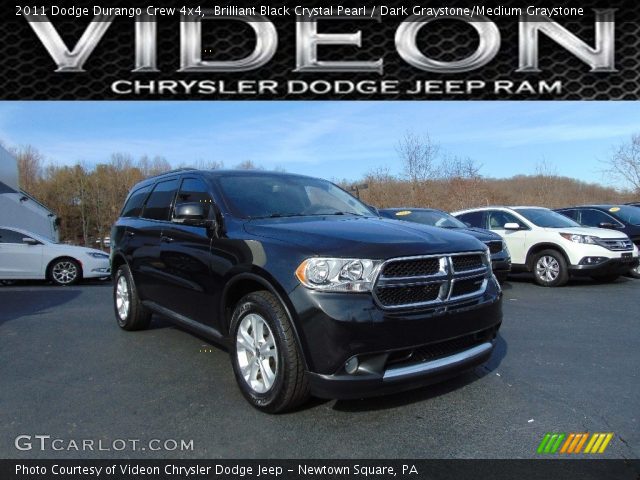 2011 Dodge Durango Crew 4x4 in Brilliant Black Crystal Pearl