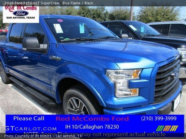 2016 Ford F150 XLT SuperCrew in Blue Flame