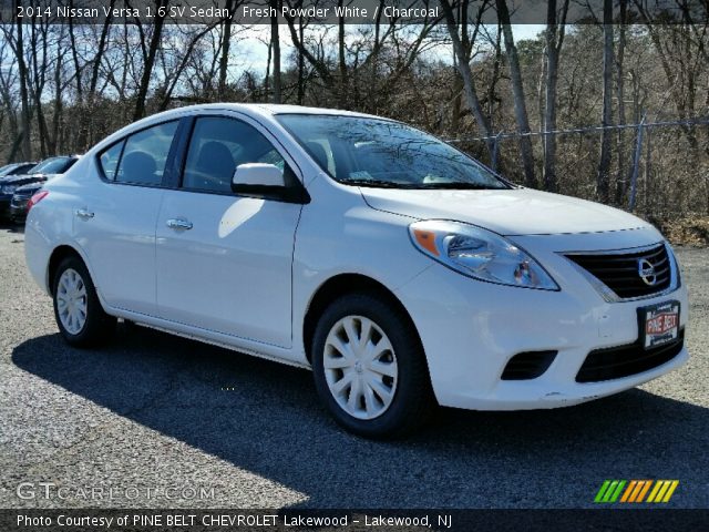 2014 Nissan Versa 1.6 SV Sedan in Fresh Powder White