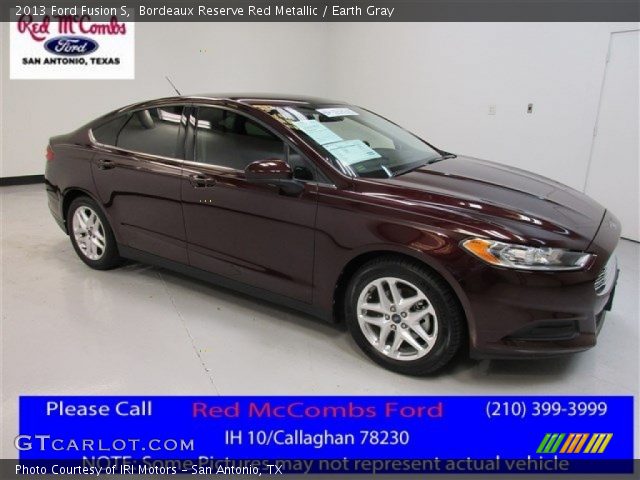 2013 Ford Fusion S in Bordeaux Reserve Red Metallic