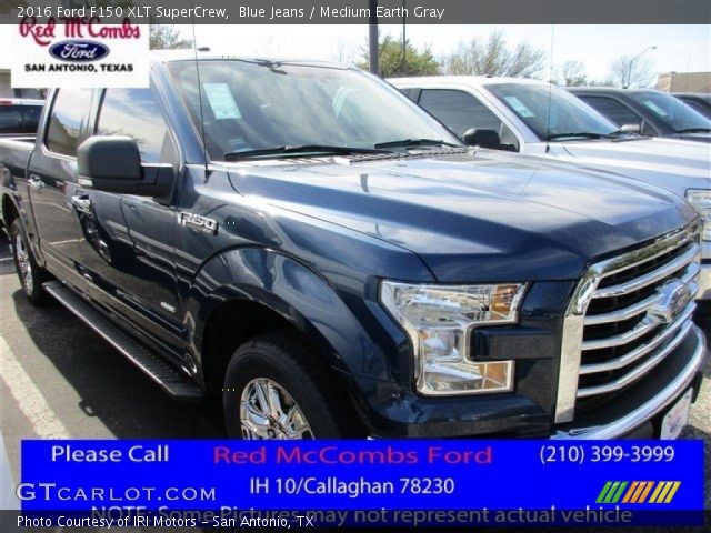 2016 Ford F150 XLT SuperCrew in Blue Jeans