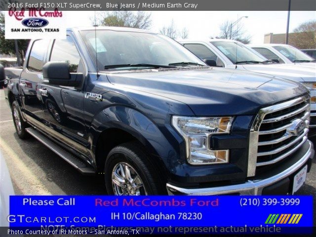 2016 Ford F150 XLT SuperCrew in Blue Jeans