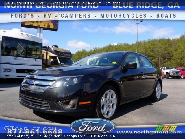 2011 Ford Fusion SE V6 in Tuxedo Black Metallic