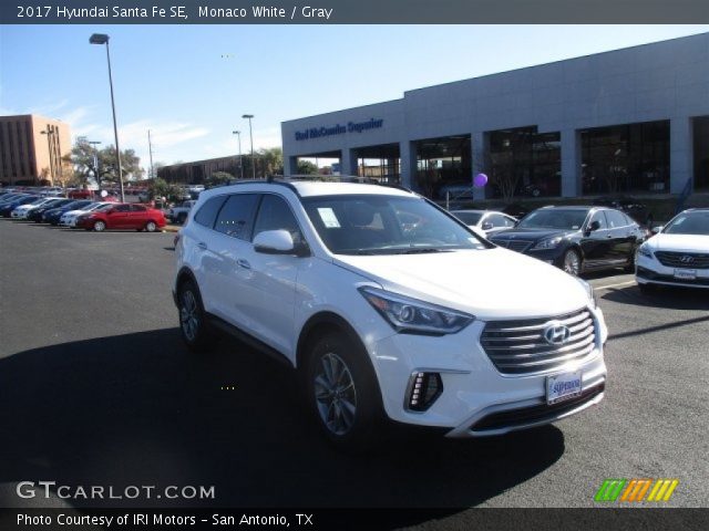 2017 Hyundai Santa Fe SE in Monaco White