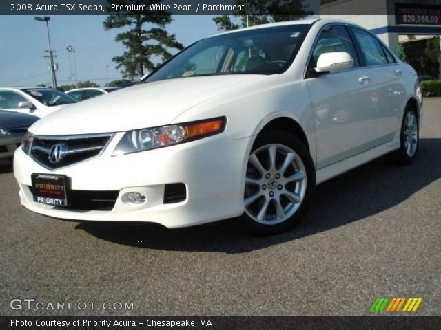 2008 Acura TSX Sedan in Premium White Pearl