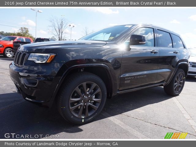 2016 Jeep Grand Cherokee Limited 75th Anniversary Edition in Brilliant Black Crystal Pearl